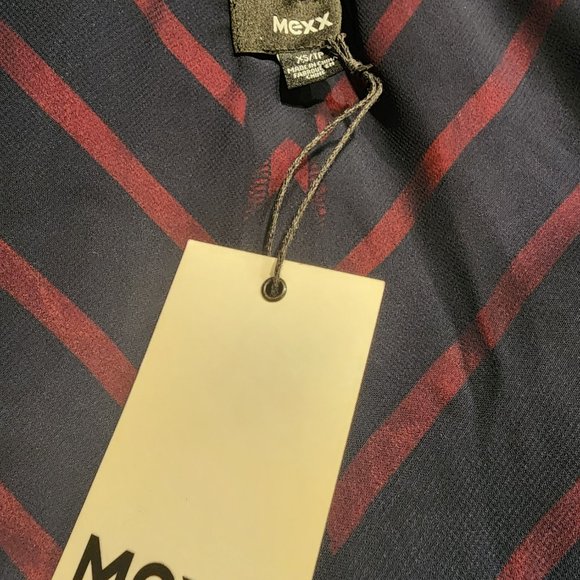 MEXX Bias Cut Navy Cami with Red Stripes NWT Size XS - Picture 4 of 5